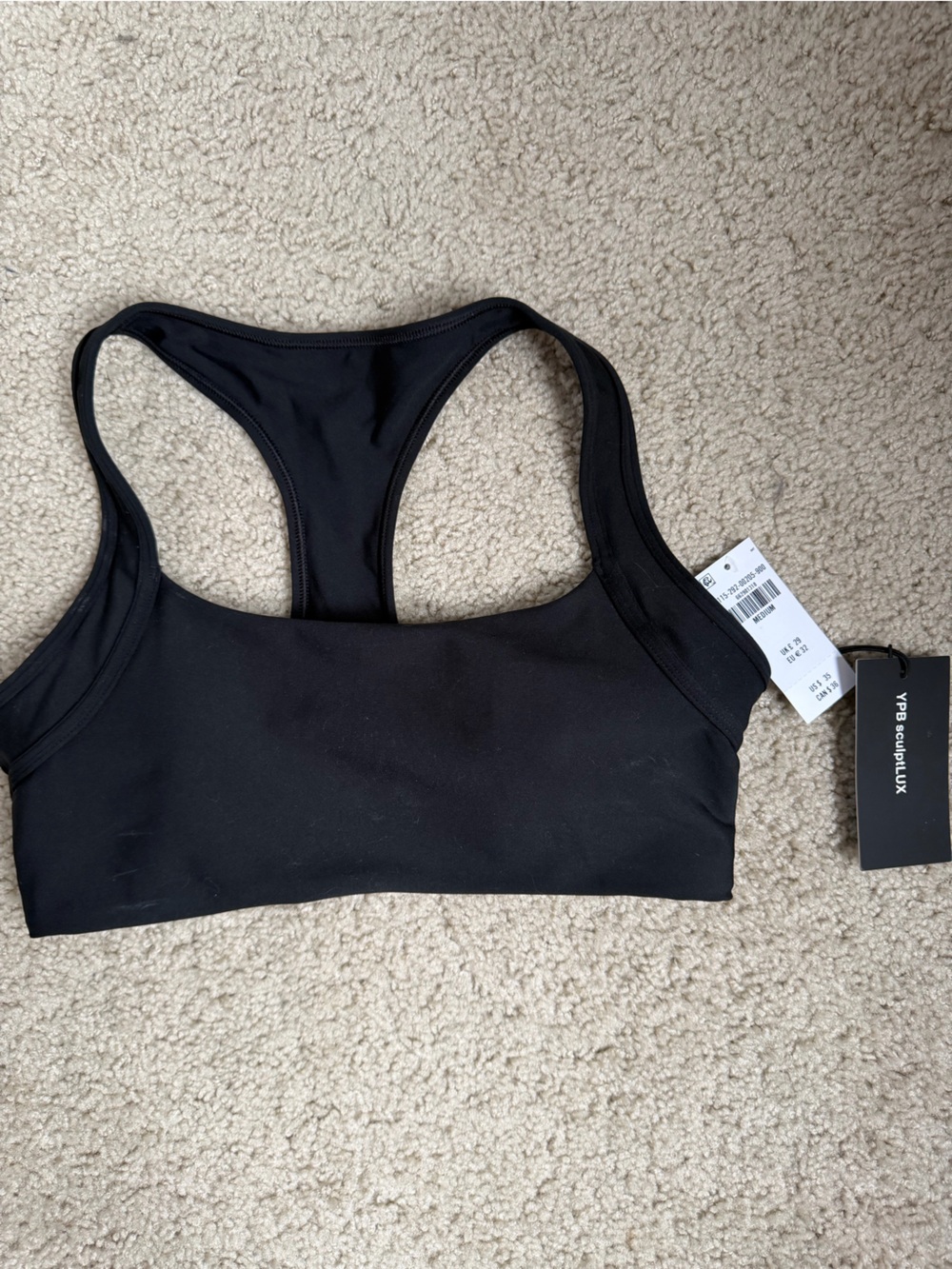 Abercrombie YPB sports bra - black